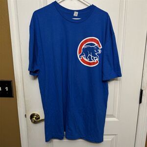 Chicago Cubs Kris Bryant #17 Men's 2XL Blue Graphic T-Shirt